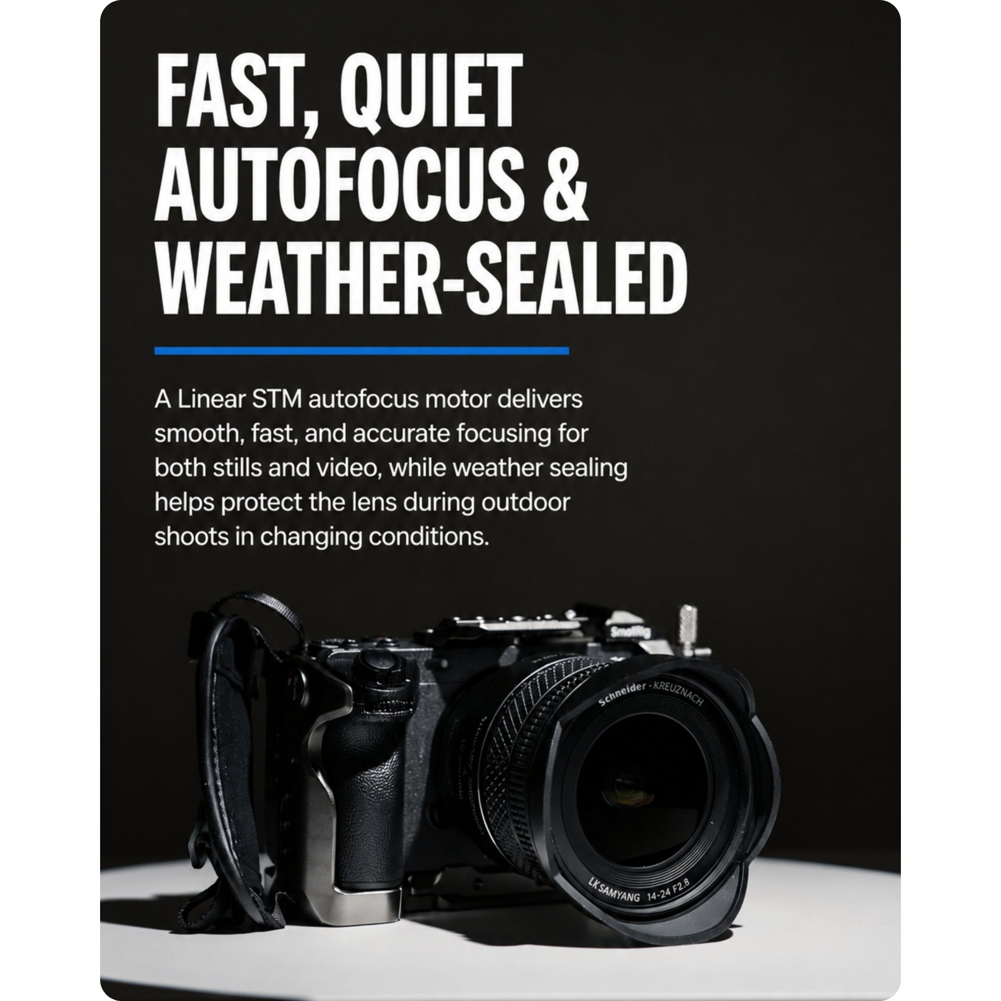 Samyang AF 14-24mm F2.8 FE Ultra-Wide Angle Zoom Lens for Sony E-Mount Full Frame Cameras